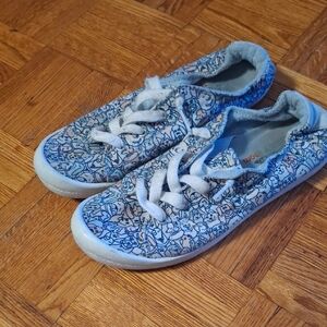BOBS from Skechers Blue and White Women's Shoes